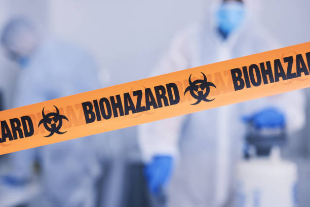 Professional Hoarding Cleanup technician working in Cortland, OH